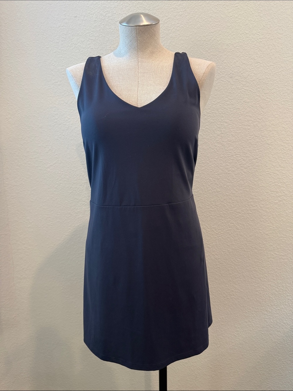 Soma Women’s Navy Athletic Dress- Classic V-Neck